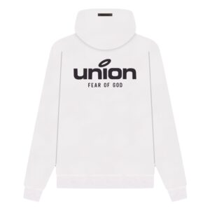 Fear Of God X Union 30 Year Vintage Hoodie White