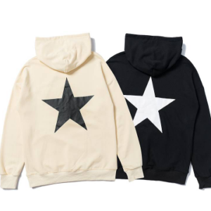 Fear of God Essentials Star Hoodie Black