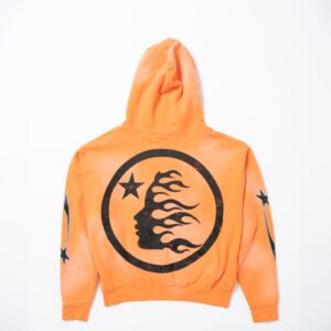 Fire Orange Hellstar Hoodie